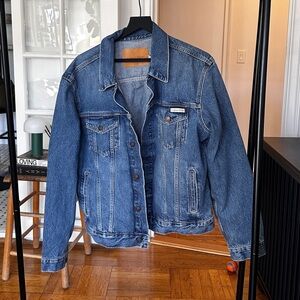 Calvin Klein denim jacket never worn size L